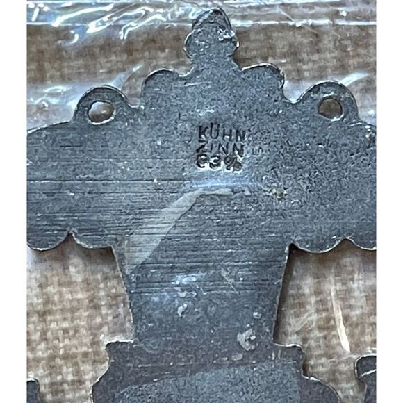 Vintage Carousel Kuhn Zinn Pewter Ornament - Picture 3 of 5